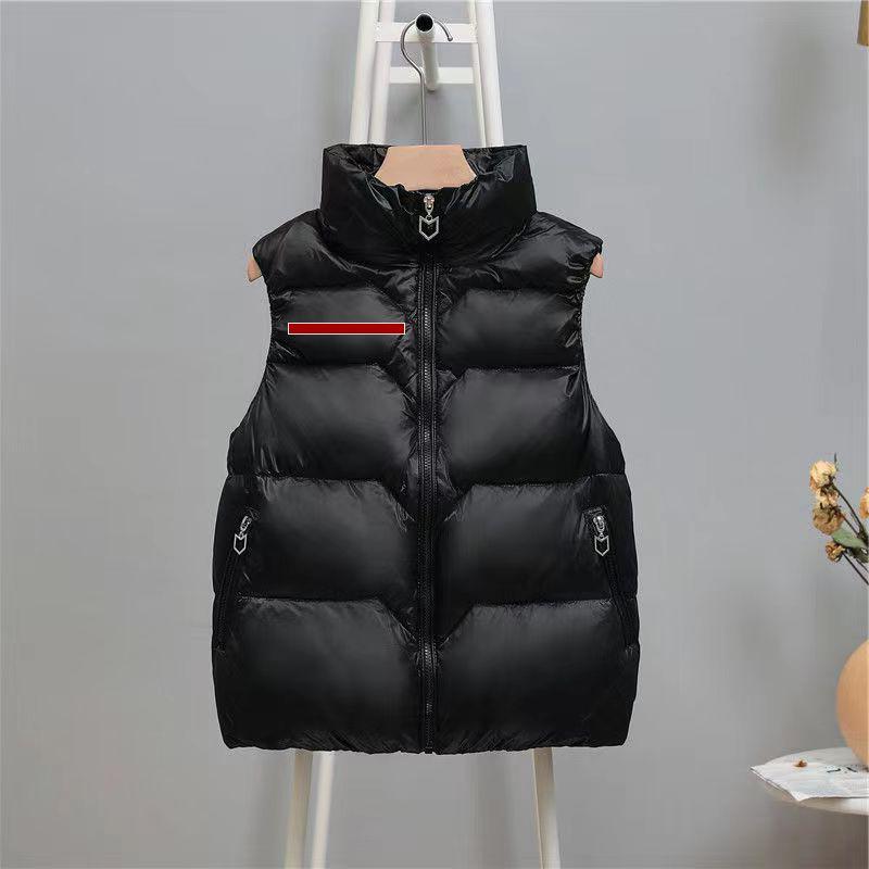 

Down jacket Womens Down Parkas Puffer Vest Jacket Woman Jackets Sleeveless Coat Designer Spring Autumn Outwears Coats Windbreaker -2XL Seru, Black2