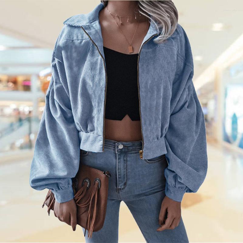 

Women' Jackets Women Fashion Punk Solid Color Slim Fits Long Sleeve Lapel Zipper Streetwear Short Coat, Green