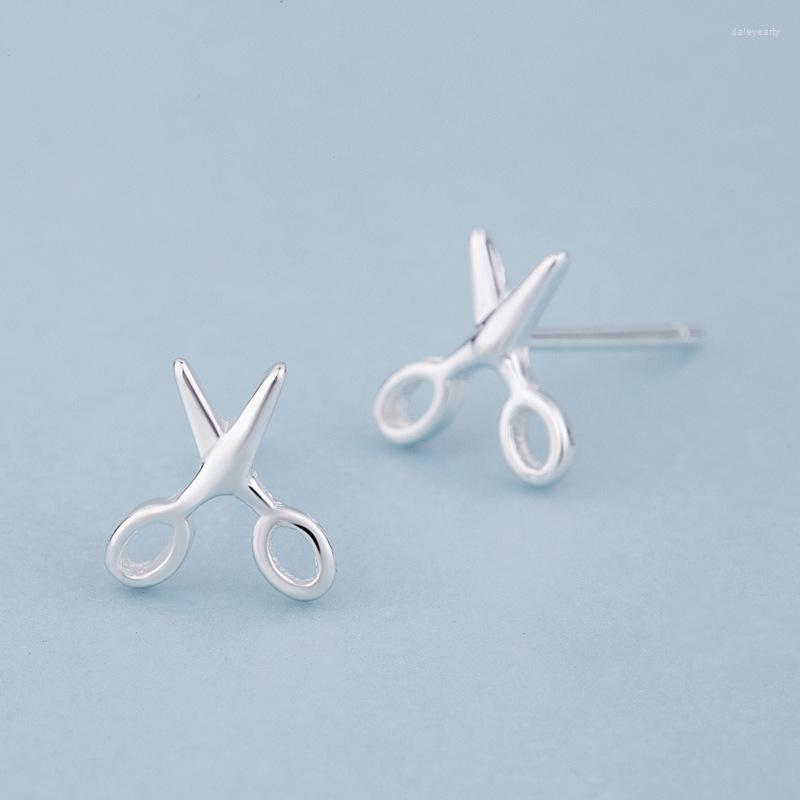 

Stud Earrings 925 Sterling Silver Piercing Punk Scissors For Women Girls Wedding Party Gift Femme Jewelry Pendientes A132