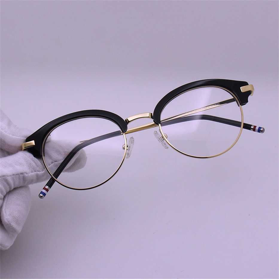 

Sunglasses 2023 new Metal round men's and women's fashionable Korean version myopia lens ultra-light optical frame TB-706