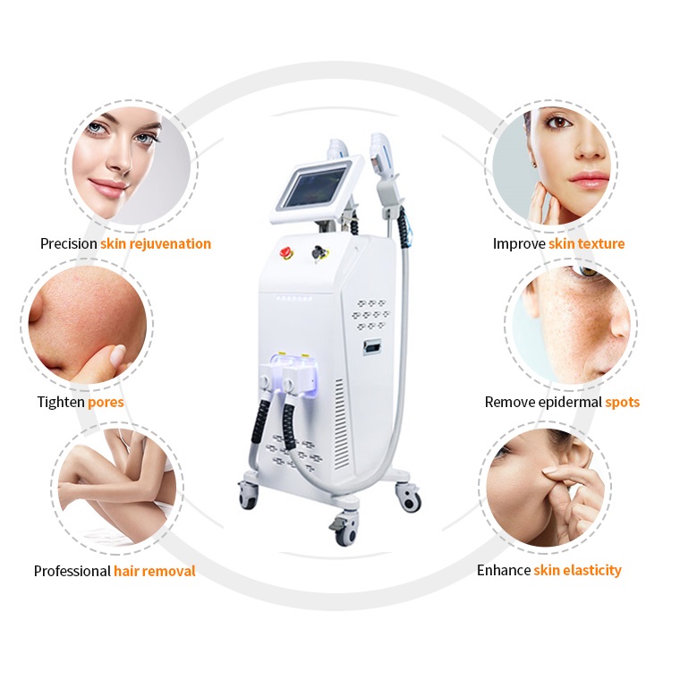 

OPT IPL Laser Hair Removal Machines Permanent Hair Remover IPL RF Skin Rejuvenation Pigment Acne Therapy skin care beauty machine
