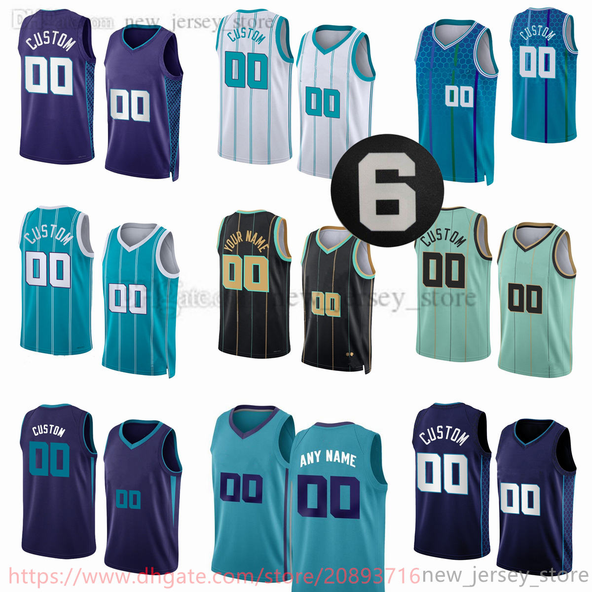 

Custom 2022-23 New season Printed Basketball Jerseys Add 6 patch Black Purple Blue White Jerseys. Message Any number and name on the order, Printed (with team logo)