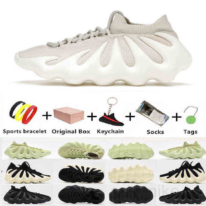 

With Box Yeezzys Running Shoes Trainers Sports Sneakers Dark Slate Knit Breathable Black White Yellow 450 Mens 450S West Men Women 36-46 JR, Color#5