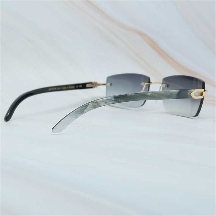 

Designer Sunglasses Men Luxury carter buffalo glasses women buffs shades eyewear rimless square sunglasses gafas de sol