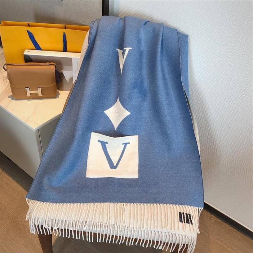 

Winter Designer Scarves shawl with Geometric Patterns Fashion Letters Print Cashmere Scarf for Women Plaid Cotton Shawls Wraps 180262V