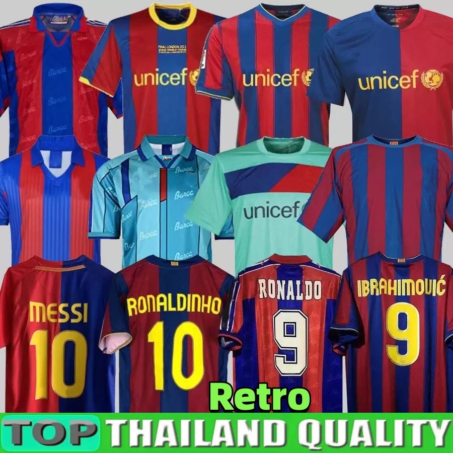 

BarcelonaS Retro soccer jersey 96 97 03 04 05 06 07 08 09 10 11 14 15 XAVI RONALDINHO RIVALDO GUARDIOLA PUYOL Iniesta maillot de football t shirt 1899 1999 DAVID VILLA XXL, 96/97 away jersey