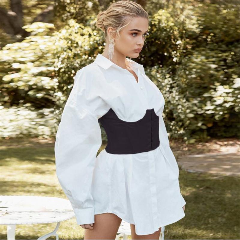 

Women' Shapers Fashion Sexy Corset Underbust Women High Waistband Belts Wide Elastic Tie Bodycon Waspie Belt Corsets Bustiers Shaper, Black