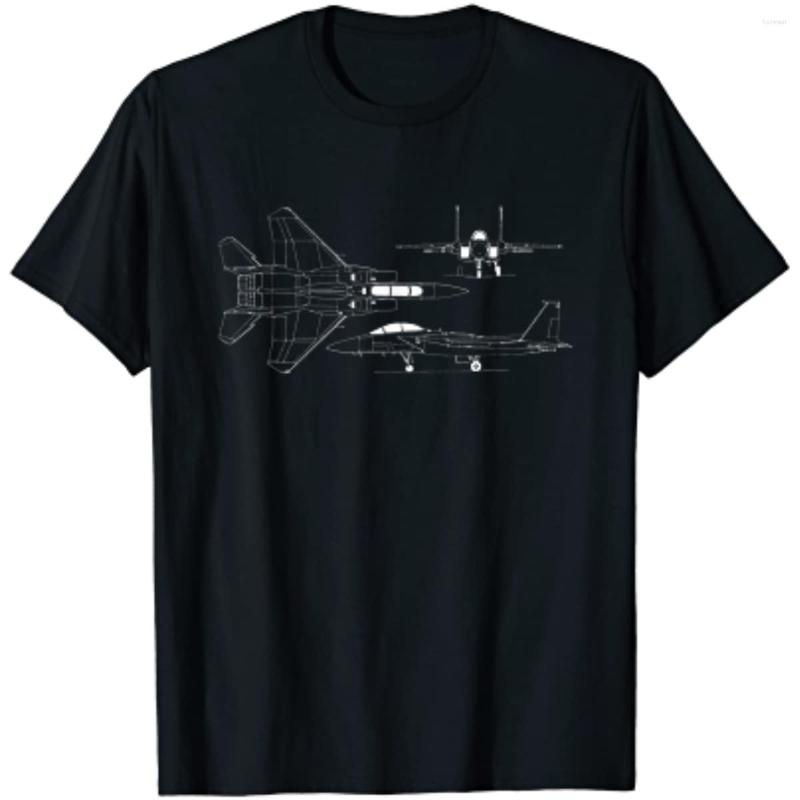 

Men' T Shirts F15 Eagle Strike Fighter Plane Jet Men T-Shirt Short Sleeve Casual Cotton O-Neck Summer, Black
