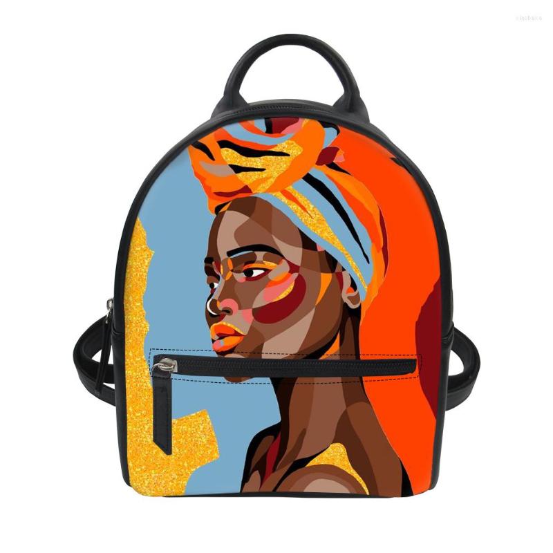 

School Bags Africa Women Design Small Backpack Fashion PU Leather For Teenager Girls Female Travel Zaino Donna, Jsjy1050z4
