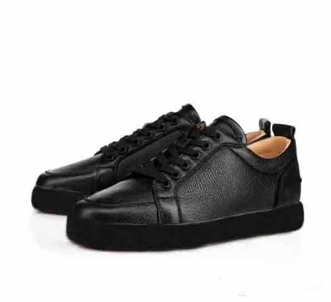 

2023Famous Brands Red-Bottoms Shoes Men Women Loafers Rivets Low Studed Black Sude White With Holes Sneakers Trainers With Box Size 35-47