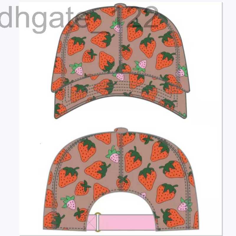 

designer Luxury Designer Strawberry Baseball Caps Cotton Cactus Classic Letter Ball caps summer Men Women Children Sun Hats Outdoor Adjustable 03U9, Strawberry cap