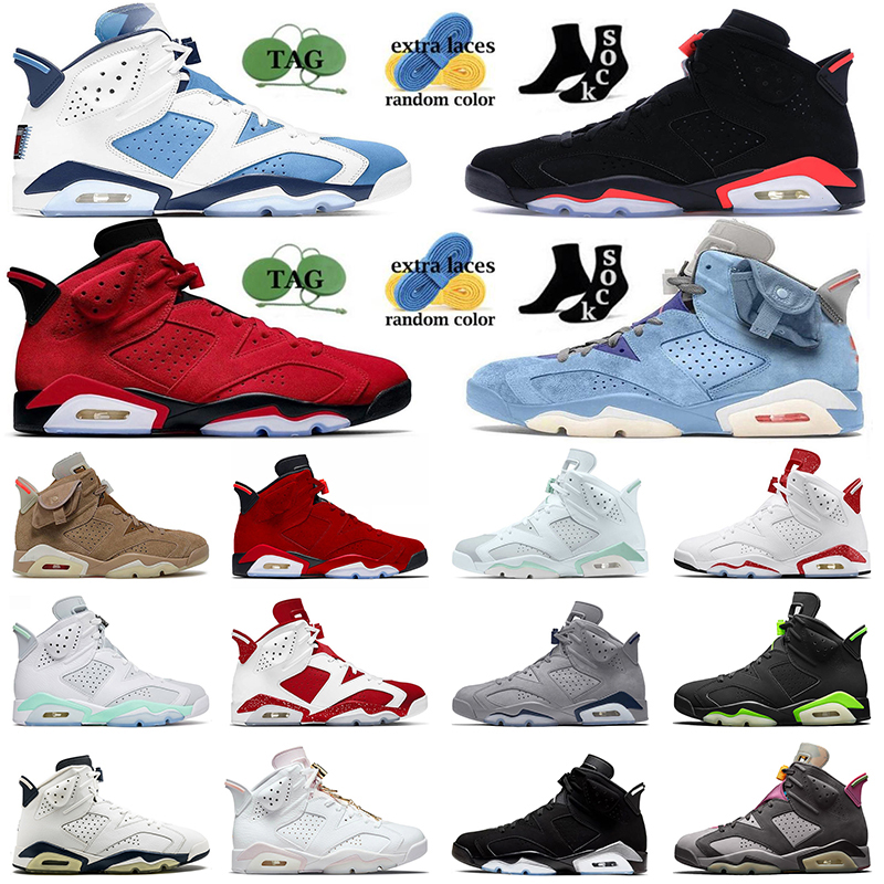 

Top 6 Jumpman 6s Basketball Shoes Men Women Georgetown Mint Foam Toro Red Oreo Carmine Tiffany Blue Singles Day Smoke Grey University Blue Outdoor Sports Sneakers, Item#20 40-47 midnight navy
