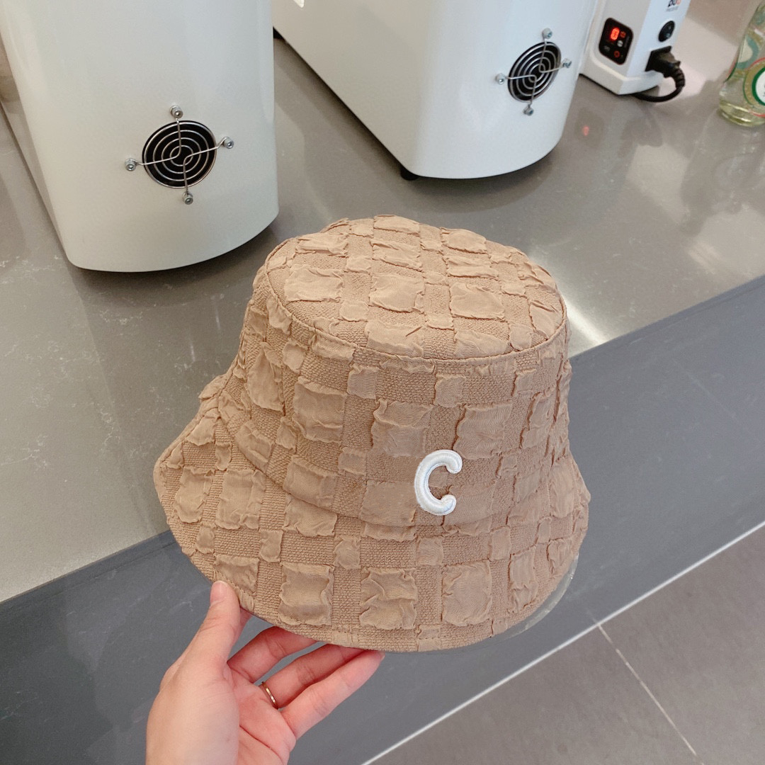 

3color Fashion Brand Designer Bucket Hat for Women Men Baseball Caps Beanie Casquettes Fisherman Buckets Hats Summer Sun Visor, White