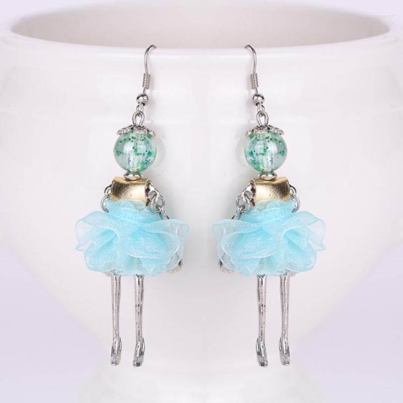 

Dangle Earrings YLWHJJ 2023 Black Red Blue Girl Lovely Statement Women Baby Doll Fairy Handmade Drop Earring Female Fashion Jewelry