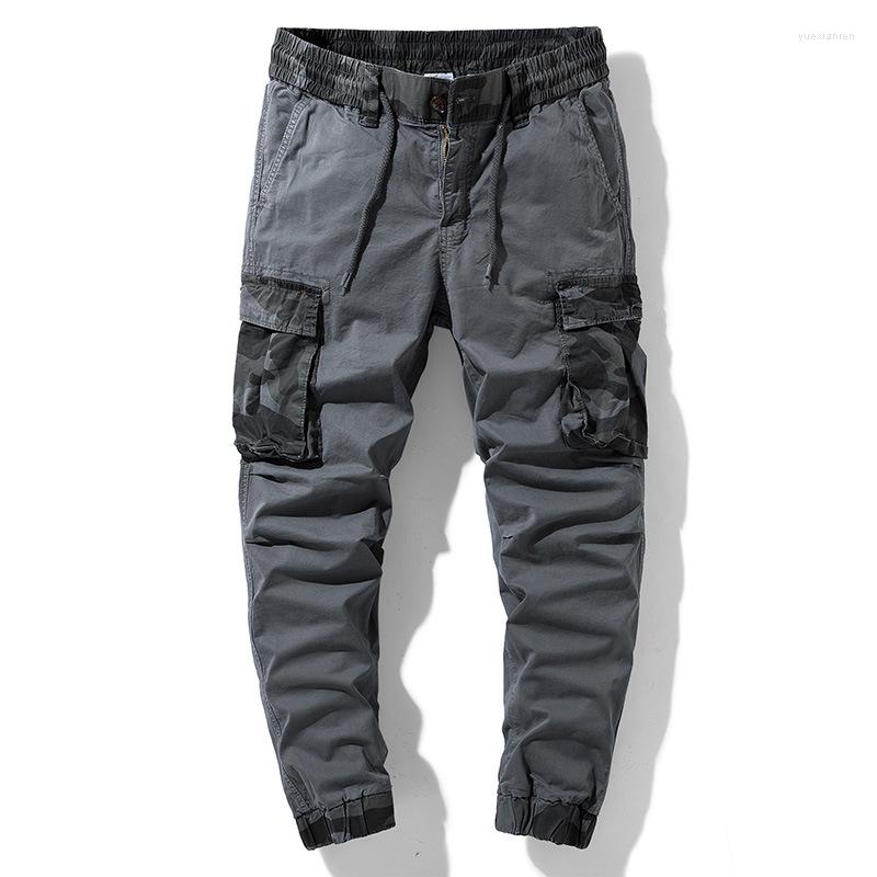 

Men's Pants 2023 Men Tactical Military Cargo Multi-Pocket Harem Male Streetwear Joggers Camouflage Cotton Trousers, Army green