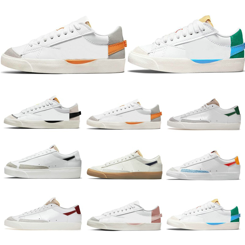 

quality blazer mid 77 Vintage Jumbo Casual Shoes Men And Women BLAZERS OG Black White Indigo Pine Green Summit Arctic Punch Sail Gum Trainers Designer Sneakers, Shoes lace