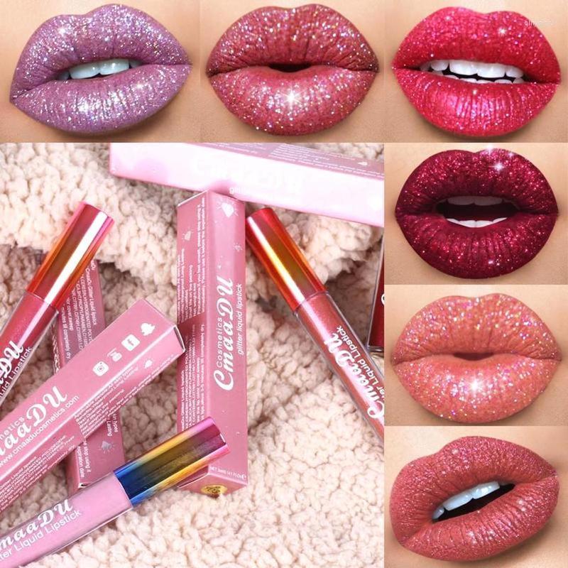 

Lip Gloss Mode Sexy Party Make Matte Om Glitter Waterdichte Vloeibare Lipstick Clear Lipgloss, 03