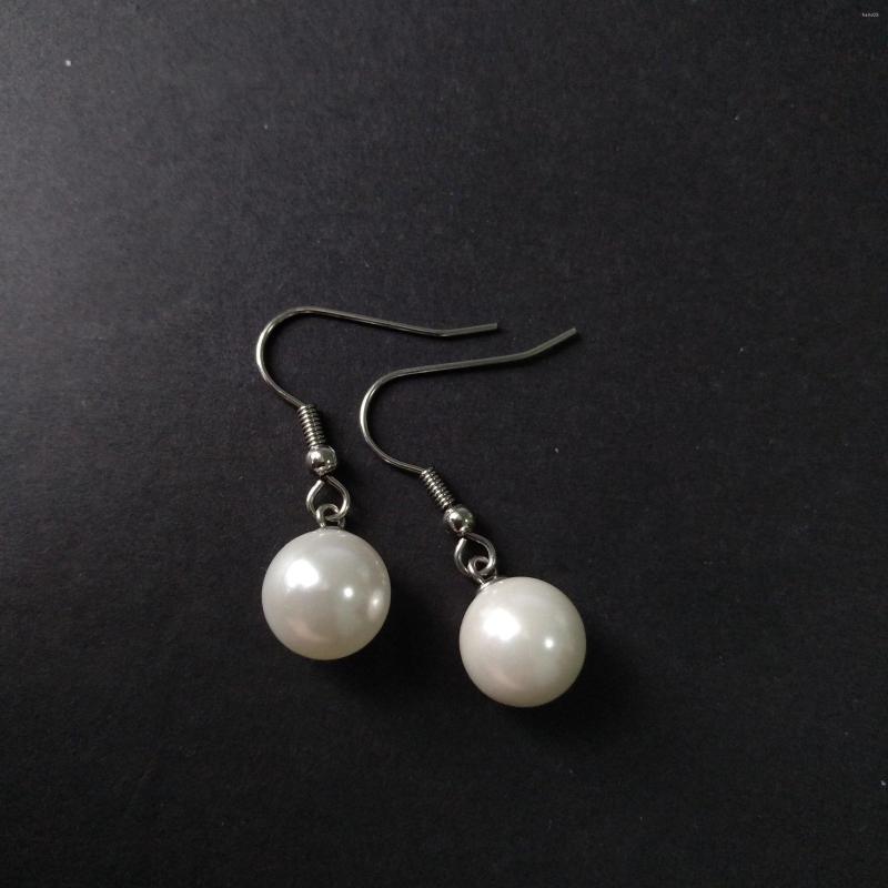 

Dangle Earrings 2023 Silver Needle Fashion Pearl Shell Beads Short Paragraph Simple Temperament Women Exquisite Jewelry Accessories