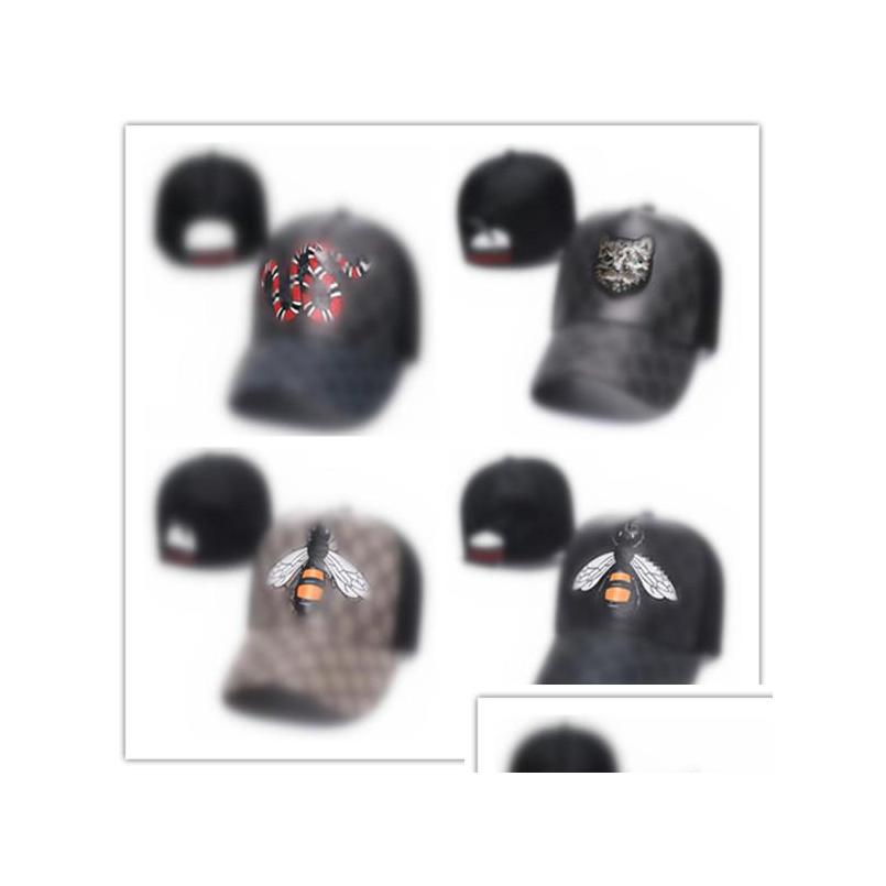 

Ball Caps Wholesale Snake Cap Fashion Snapback Baseball Leisure Hats Bee Snapbacks Outdoor Golf Sports Hat For Men Women Hhh Drop De Dh5Ua