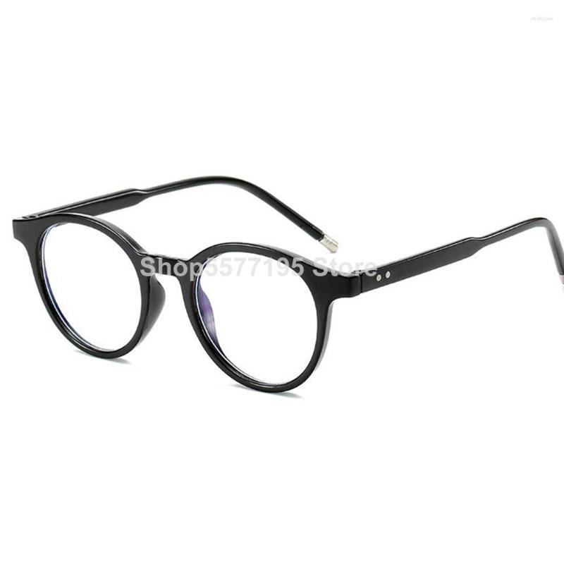 

Sunglasses Frames Women's Anti Blue Lights Eyeglasses Stylish Round Clear Lens Computer Glasses For Ladies Optical Spectacle Frame