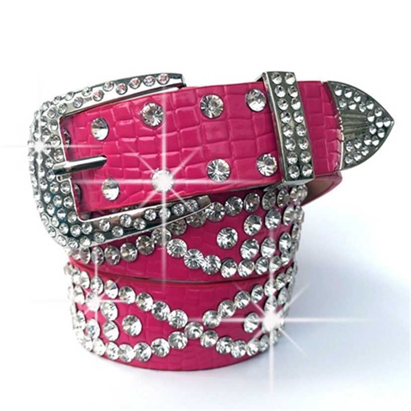

Designer belts GD3X 2023 Women's women's wide fashion versatile diamond belt straight E8RU factory outlet