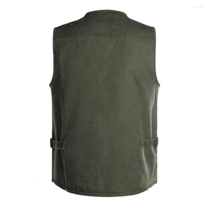 

Men's Vests Adjustable Waist Great Multi Pockets Outdoor Vest Sleeveless Men Waistcoat Slim Fit Climbing, Blue