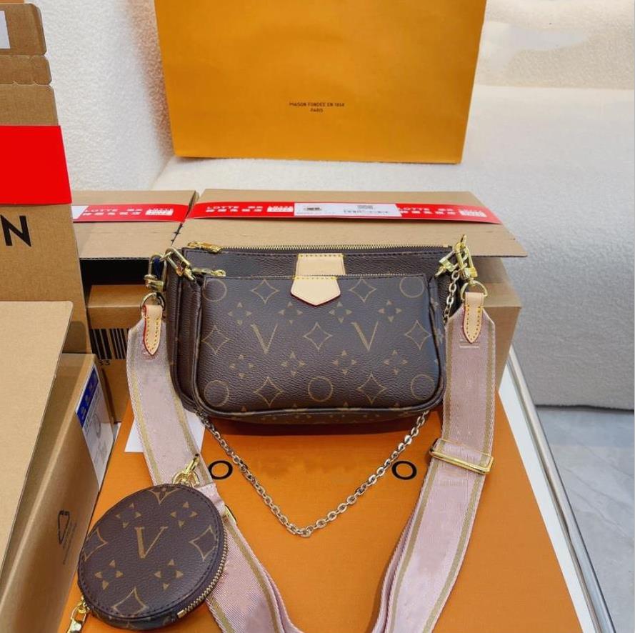

2023 latest classic ladies handbag purse 3A in 1 printed flower mahjong bag with frame double-sided wide chain shoulder strap crossbody bag