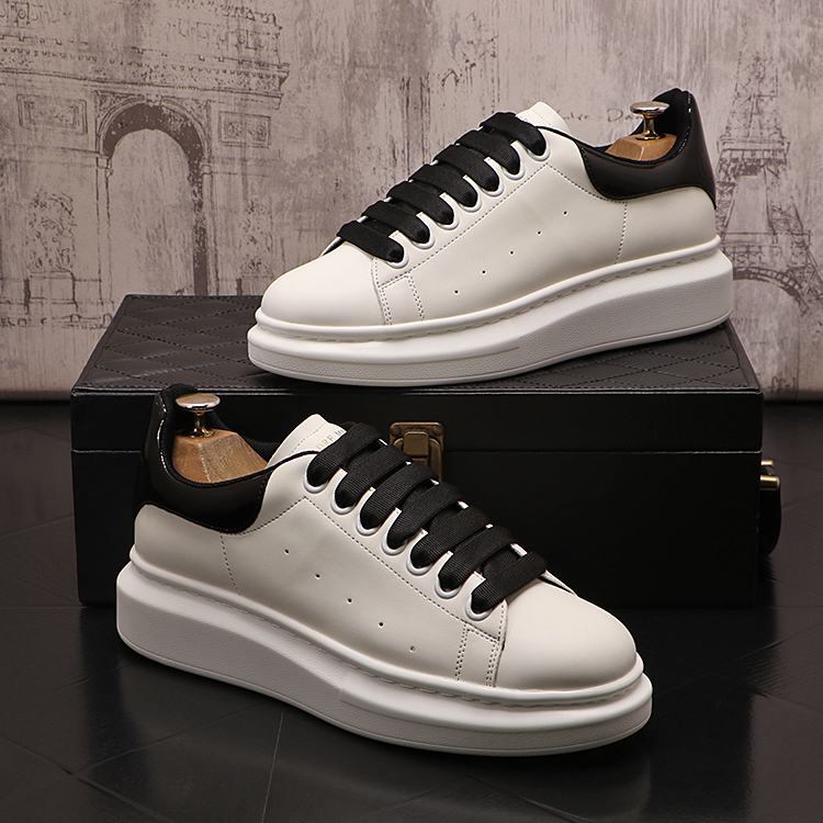 

Luxury Designer Shoes Everyday White Platform Height Increasing Casual Shoes For Men Flats Punk Rock Loafers Walking Clunky Sneakers, White grey