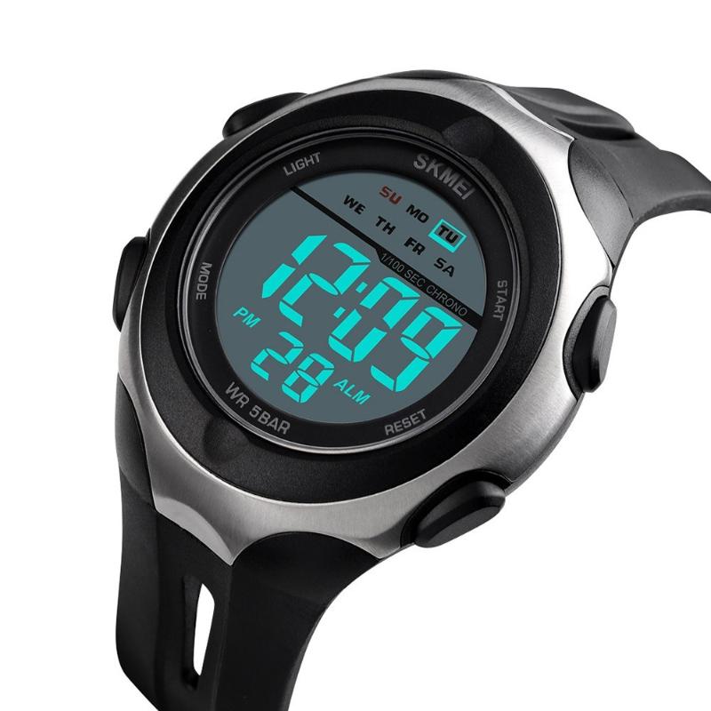 

Wristwatches Men Watch Analog Digital Electronic, Black