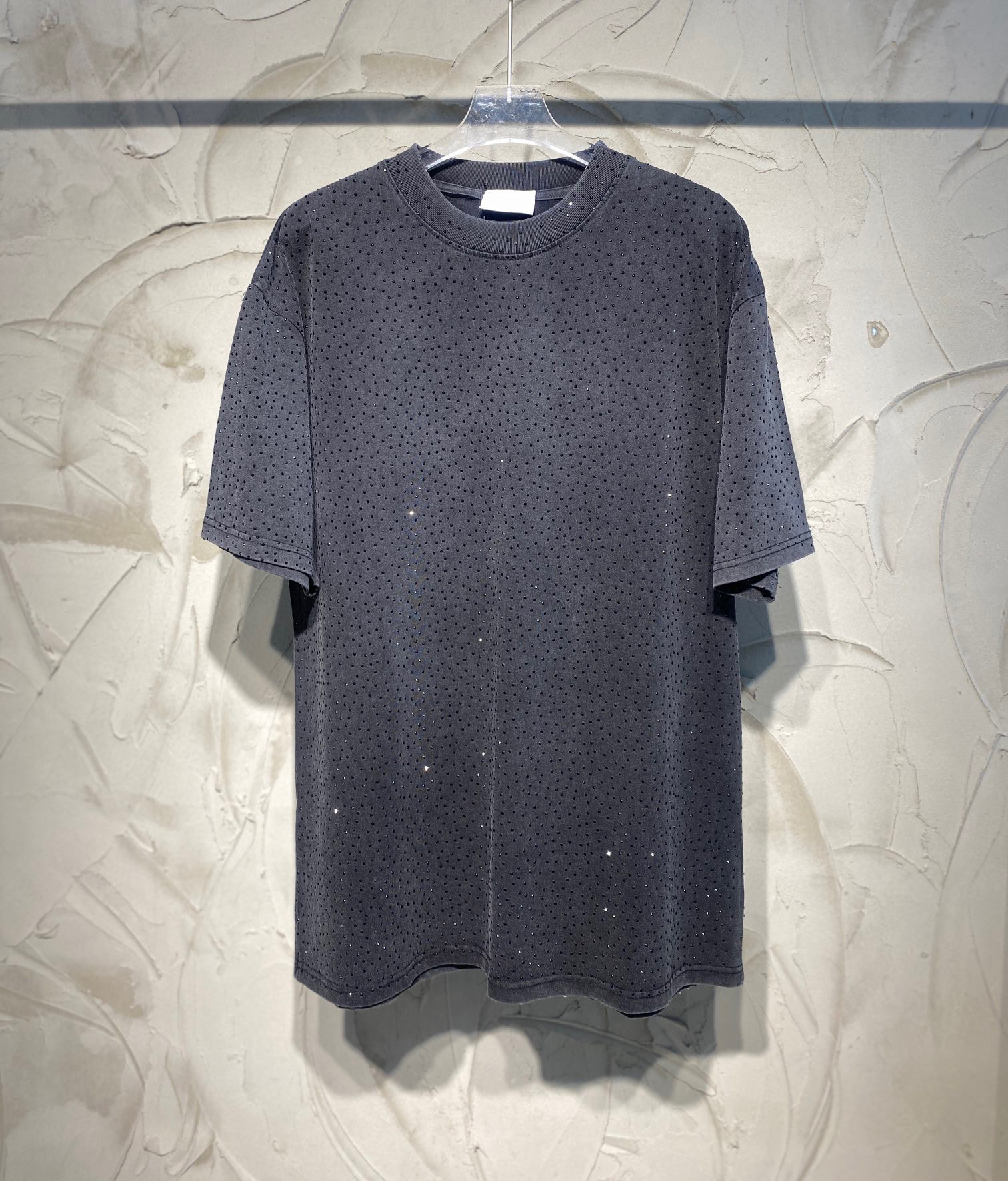 

Men's Plus Tees & Polos Round neck embroidered and printed polar style summer wear with street pure cotton 111sd