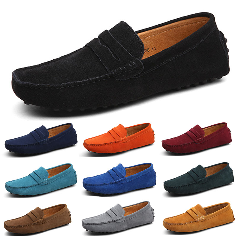 

men casual shoes Espadrilles triple black navy brown wine red taupe Sky Blue Burgundy mens sneakers outdoor jogging walking size 40-45 seventy four