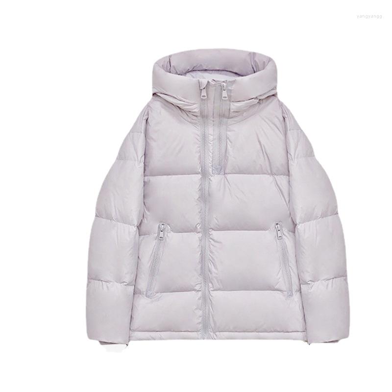 

Women' Jackets Down Jacket Women' Short 2023 Winter Korean Style Loose Hooded White Duck Thickened Coat
