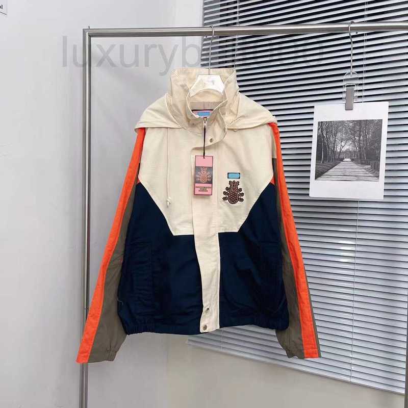 

Women' Jackets Designer Men' Jacket Spring And Autumn Style Hooded Zipper Cardigan High Quality Pineapple Women Windbraker Z2C7, As picture