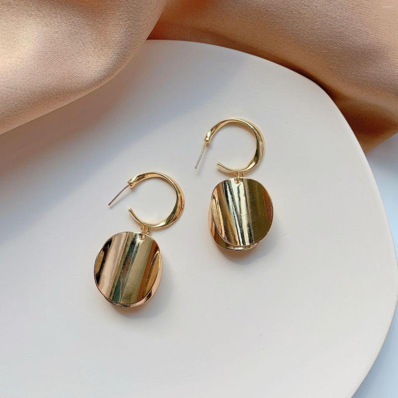 

Stud Earrings Colorful L Exaggerate 925 Sterling Silver Irregular Double Circular Alloy Material For Woman Jewelry Gifts Trendy