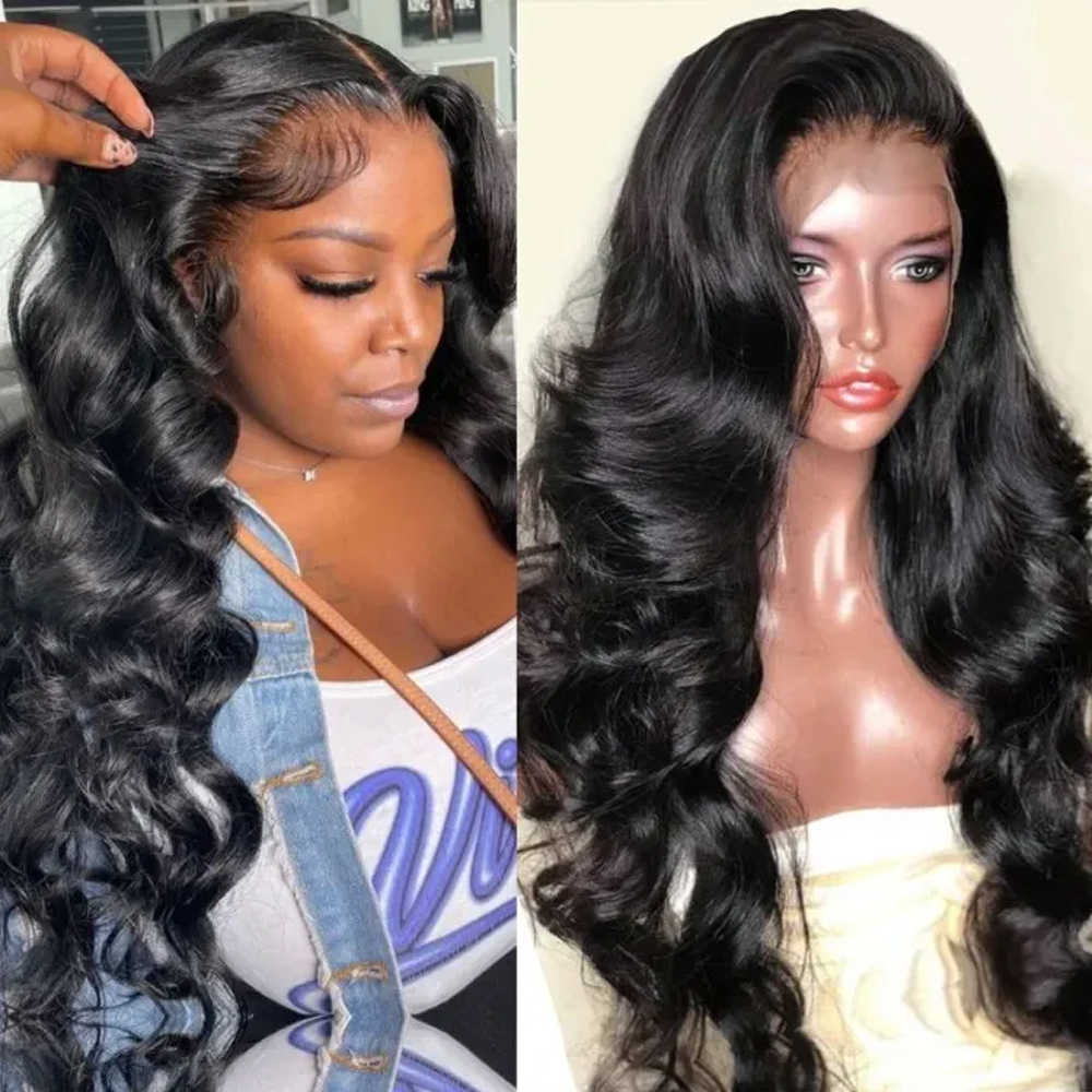 

Lace Wigs Black Red Body Wave Lace Wigs for Black Women Highlights Dark Burgundy Side Part Synthetic Lace Wig Pre Plucked Long Wavy Wigs 230206, Ombre color