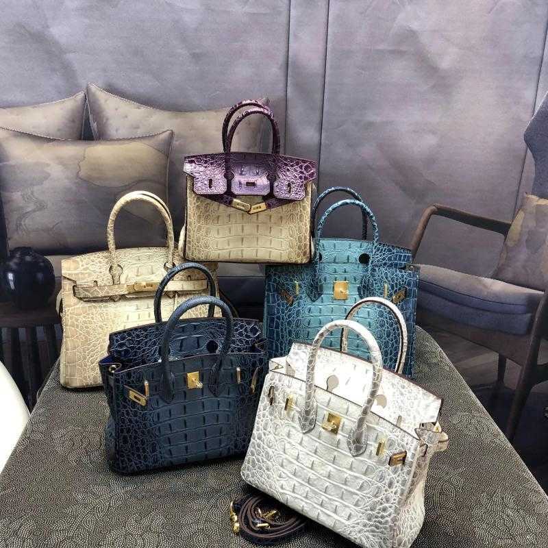 

Luxury Bag Birkin Shop Women's Versatile Stylized Women's Handheld Lock Crocodile Bone Cowhide Women's Shoulder with logo, Crocodile bone small white / plum