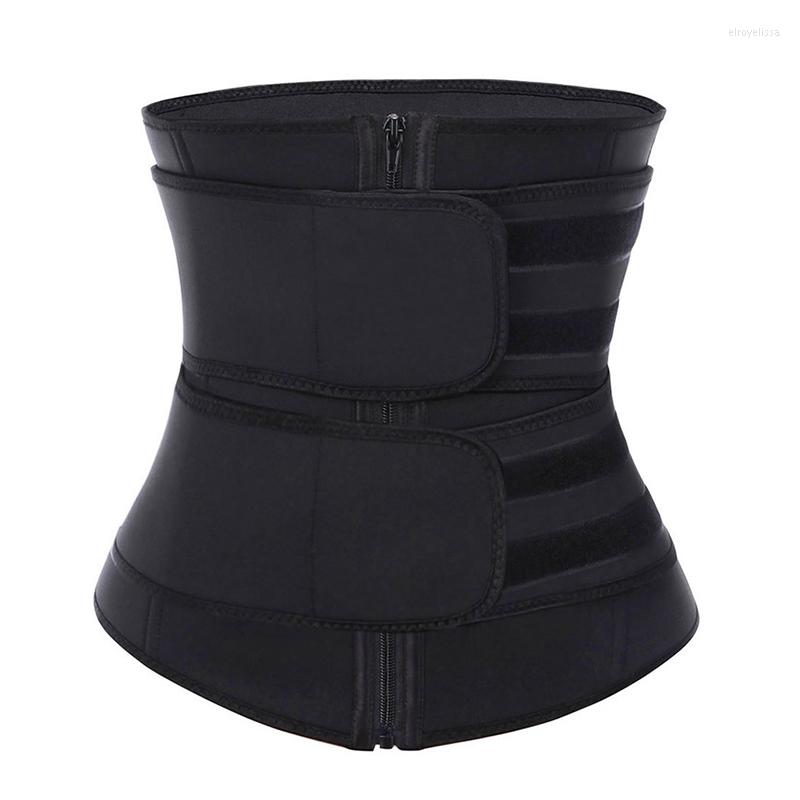 

Women' Shapers Waist Trainer Reducing Slimming Trimmer Belt Body Shaper Neoprene Tummy Shapewear 9 Steel Bones Woman Cincher Corset, Black
