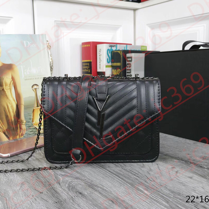 

Luxury Designer Crossbody Bags For Men Women Seam Leather Ladies Metal Chain Clamshell Messenger Multiple Colors Chain Flip Bags Factory, Price differences