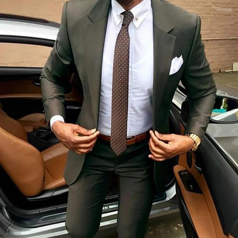 

Men's Suits 2023 High-Quality Customized Notch Lapel Design Men's Suit Fashion Slim Evening Dress Wedding Party 2-Piece Set (Coat Pants), Black