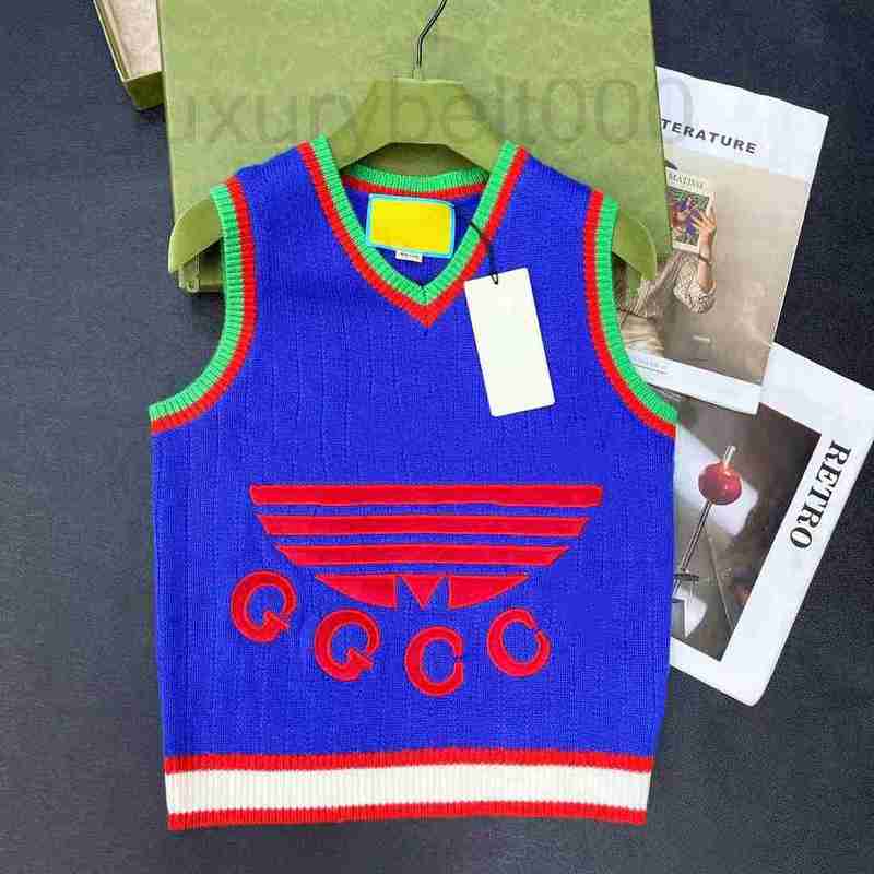 

Women's Tanks & Camis Designer Blue Vest Sweaters Sleeveless Knits 22SS Fashion Tees Short Tops Style Slim Top Zipper Summer Casual Women Clothing W57F