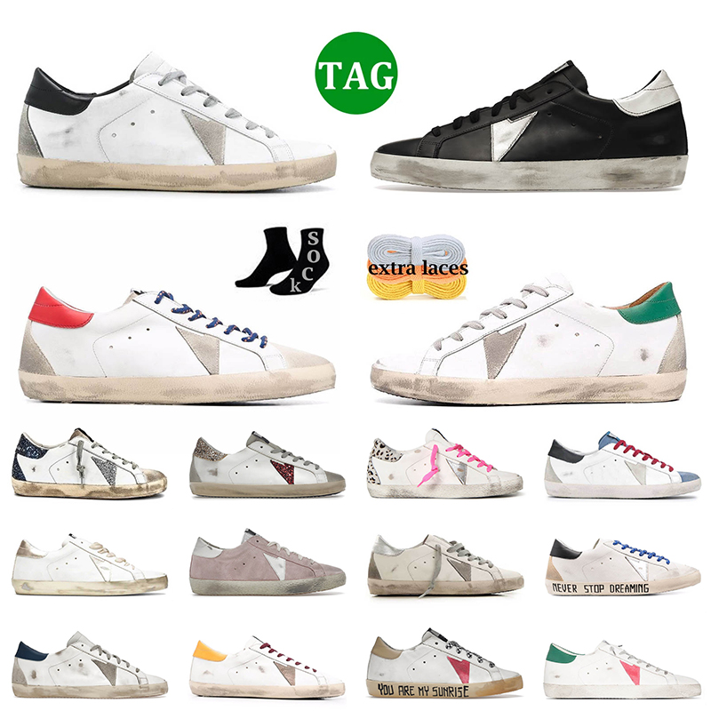 

Fashion designer casual shoes Golden Goose doold dirty white Superstar italy brand Low Top platform sneakers women mens flat loafers shoe Ball Star dhgate trainers, 36-45 triple black
