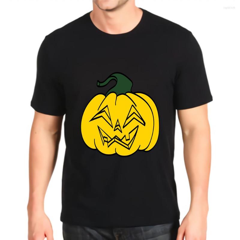

Men' T Shirts Printed Tshirt Fashion Halloween Pumpkin Tees Top Mens Loose Customization, Yellow