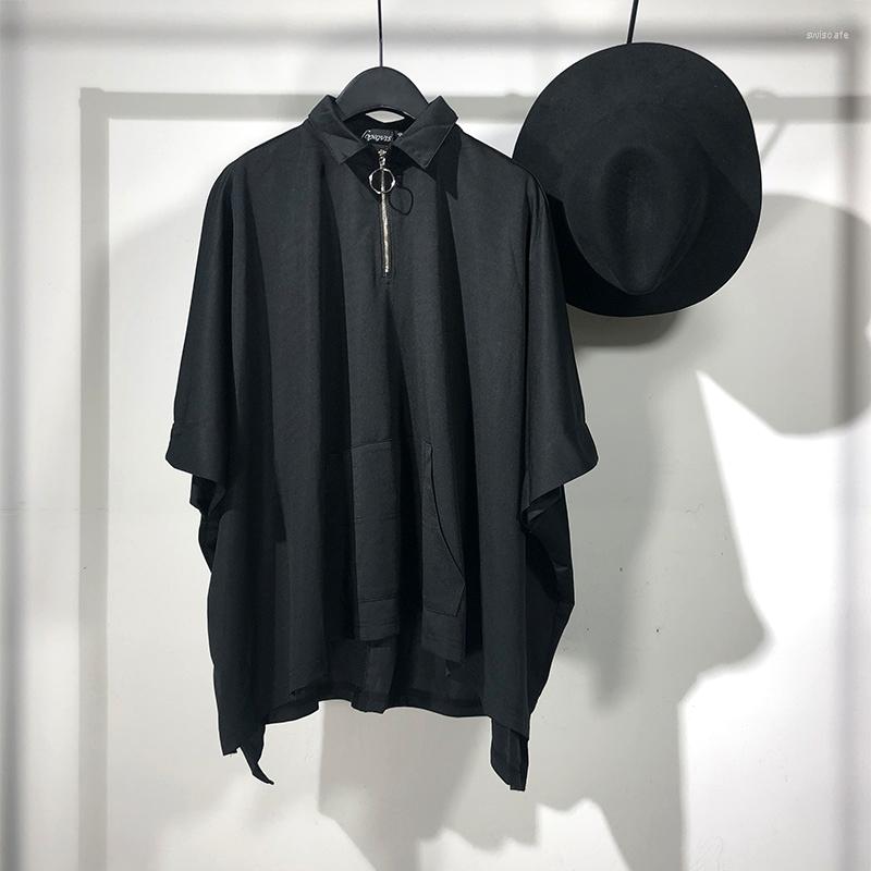 

Men's T Shirts Owen Seak Men Shirt Men's Clothing Hip Hop Tops Tees High Street Summer Male Solid OverSized Sweetwear Black