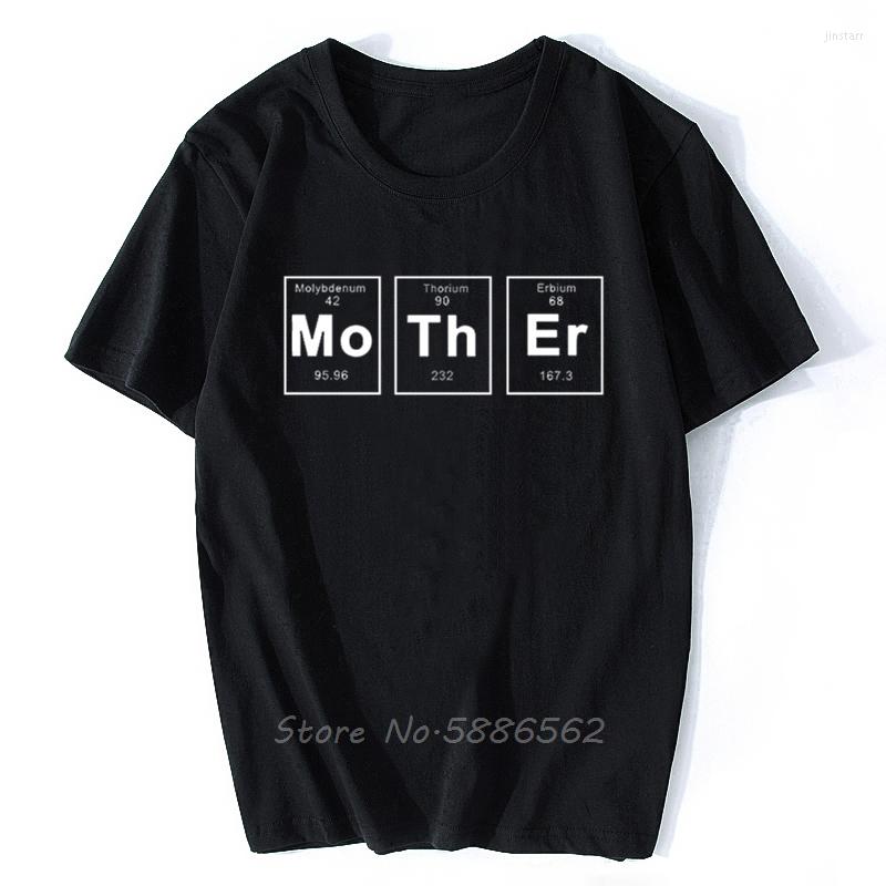 

Men's T Shirts Periodic Table Of Elements Design Father Mother Cool Shirt Men Summer White Casual Homme Geek Tshirt Unisex