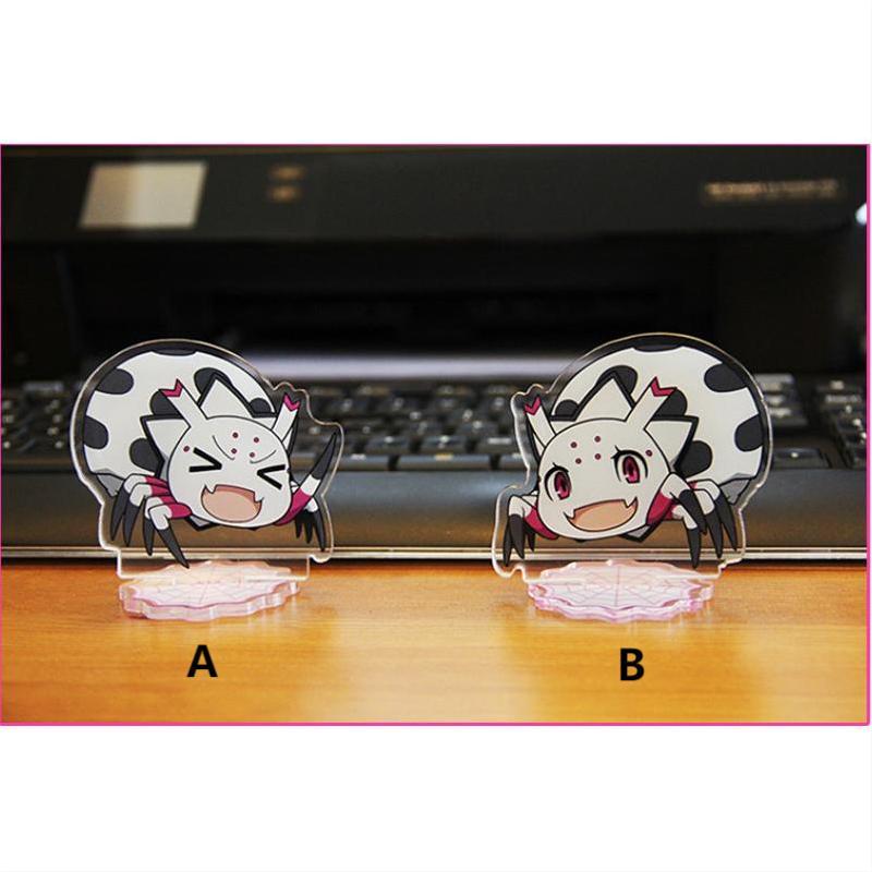

Keychains Anime Stand So I'm A Spider What Kumoko Figure Display Desktop Decoration Cute 7cm
