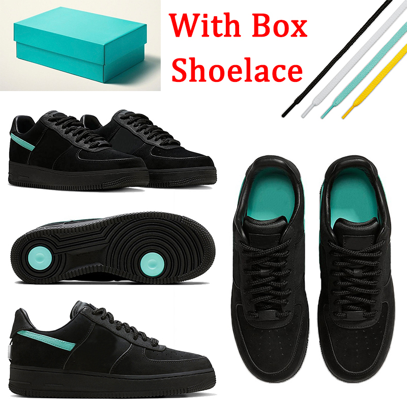 

Tiffany & Co. Sneakers Running Shoes Airforce 1 With Box Designer Tiffanys and co Multi Color DZ1382-001 Mens Women Forces 1s af1 Trainers Jogging, Red