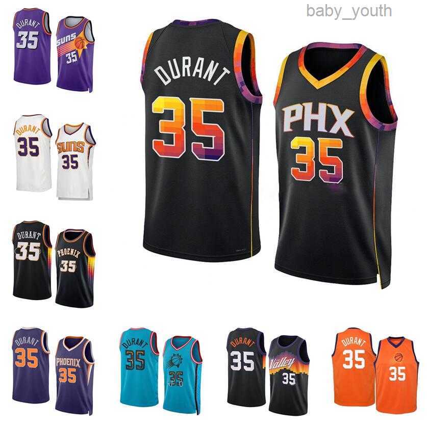 

Suns Kevin Durant Basketball jerseys 1 Booker 2022 2023 season city versions black blue white Men Women Youth jersey, With logo