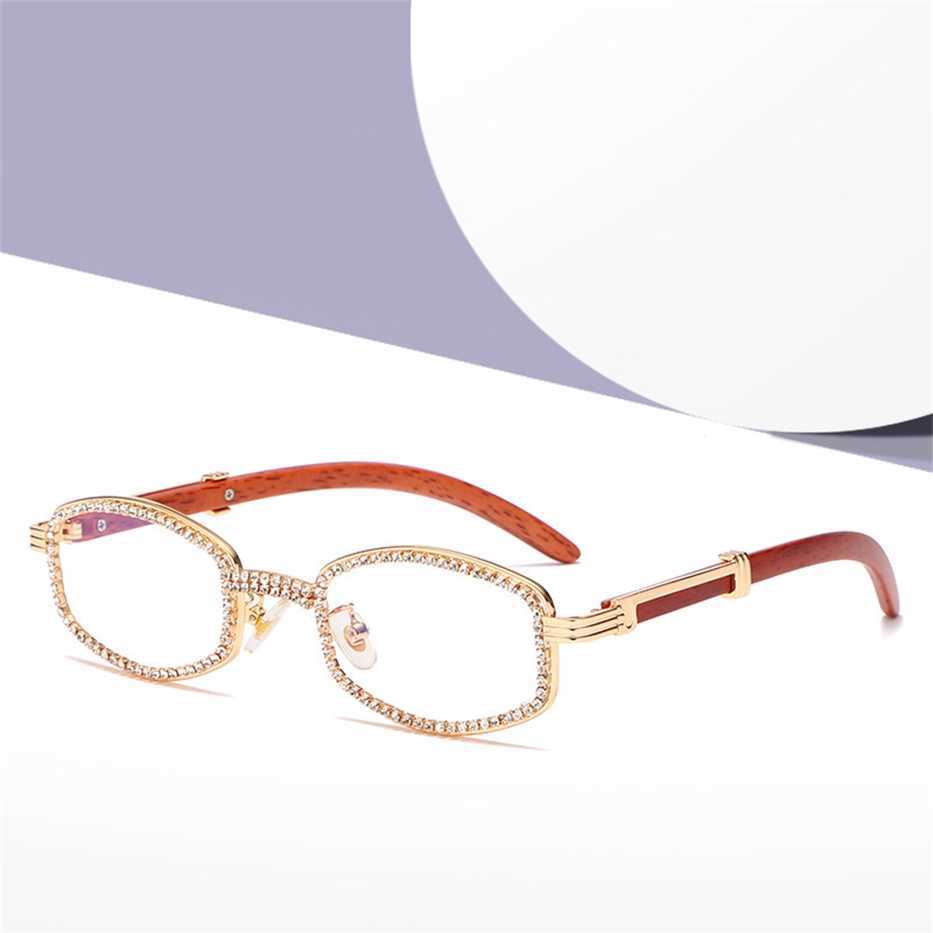 

Sunglasses 2023 new New exquisite hand chain flat net red round frame personalized wood grain mirror leg