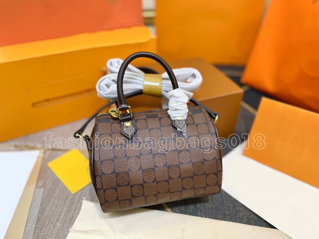 

Designer Nano Speedy Bandouliere 16 Handbag withTwo Handles Bag Luxury Leather Monograms Canvas Shoulder Bag Elegant CrossBody Bags Fashion Pouch M81085 N41371