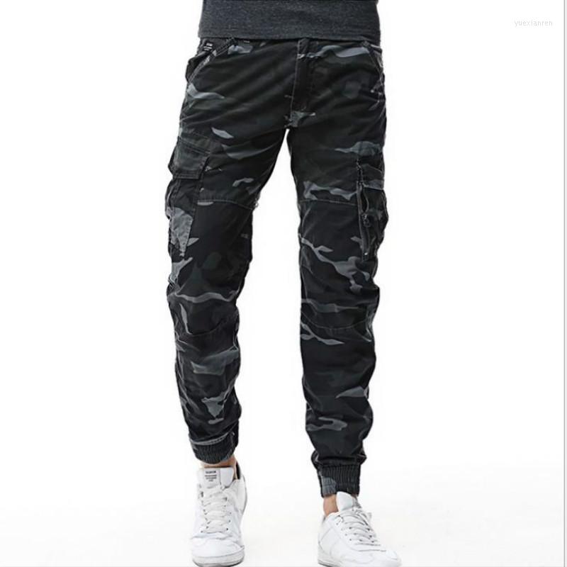 

Men's Pants 2023 Men's Hip Hop Cargo Streetwear Men Harem Pant Male Multi Pocket Camo Army Trousers Military Baggy Cotton Sweatpants, Dark army green